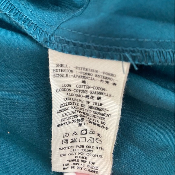 FREE PEOPLE Dark Teal Green All The Time Long Sleeve Tunic Peplum Blouse - Picture 10 of 10